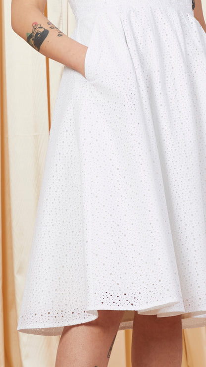 Lay Lady Lay | Embroidered Cotton Wedding Dress