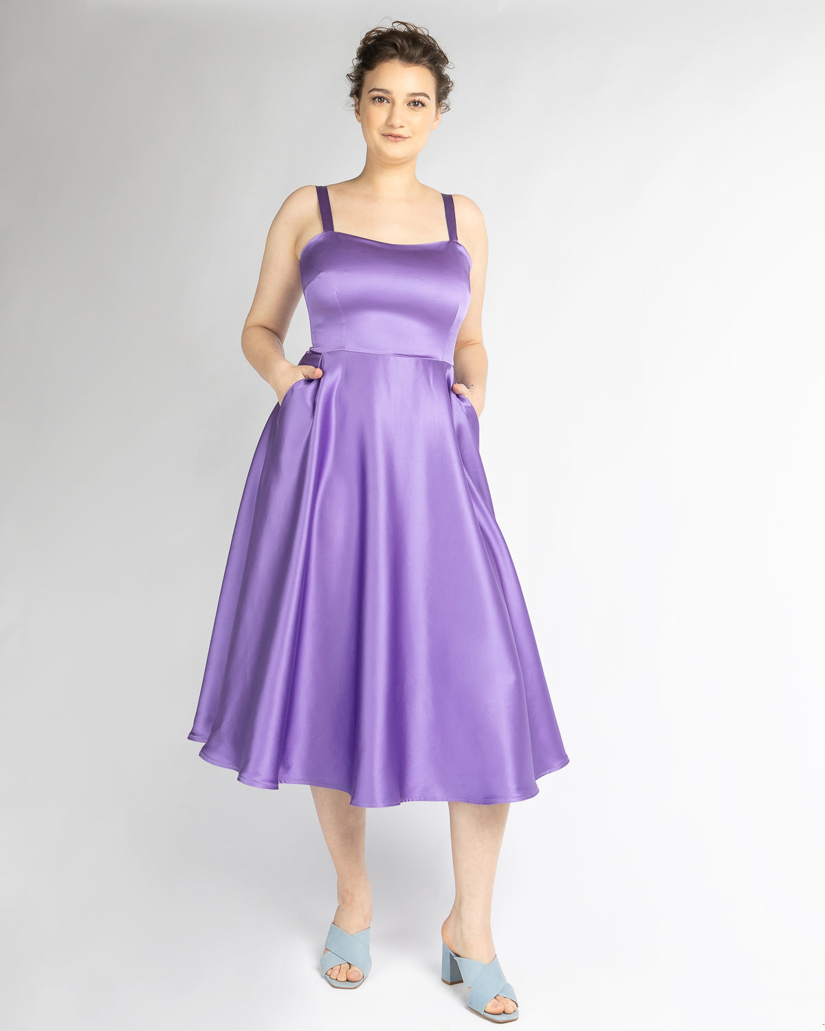 Finally | Satin A-Line Dress