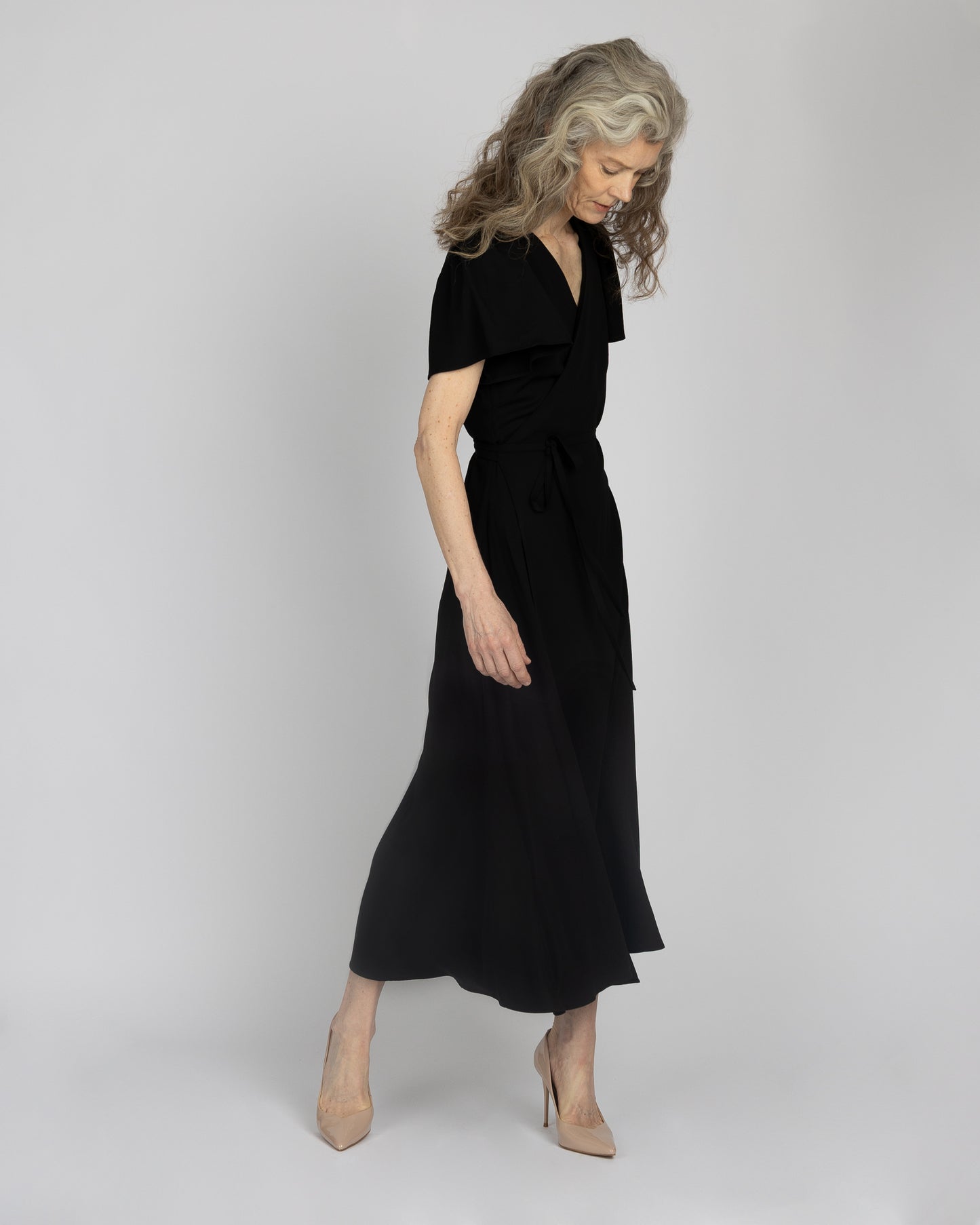 Amazing Grace | Tea-length Wrap Dress
