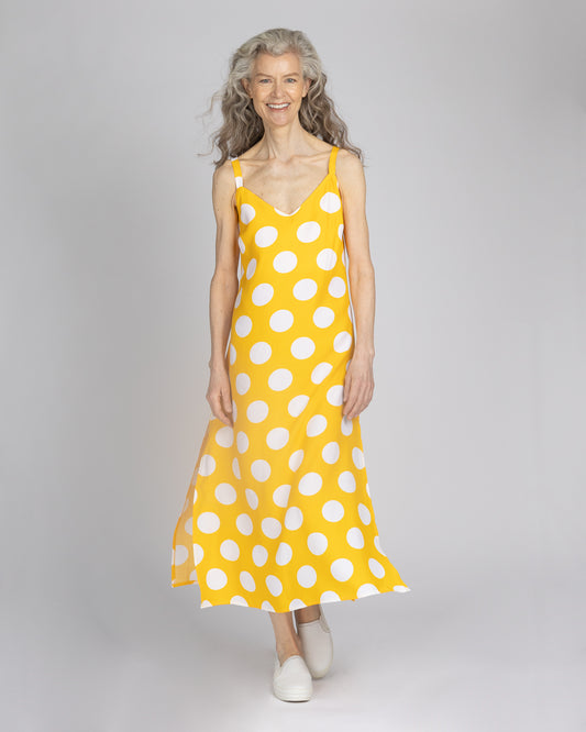 Only Skin | Robe midi d'été avec fentes