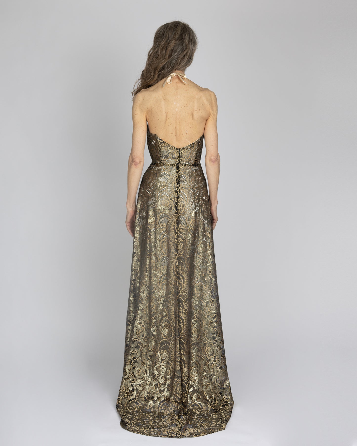 Cherish | Sequin Halter Gown