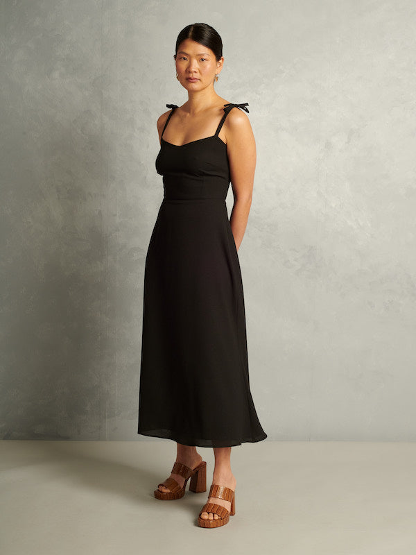 Penny Lane | Ankle-Length Dress | Black