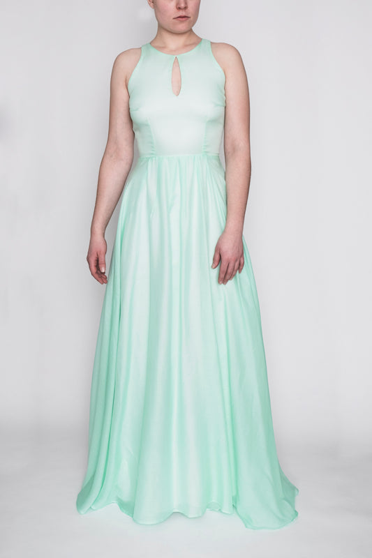 Baby Blue | Flowy A-Line Gown | Mint