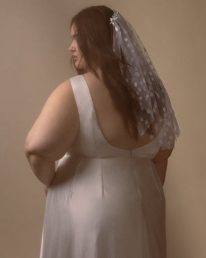 Chelsea Morning | Satin Wedding Gown
