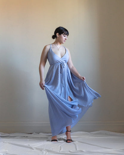 Drama Queen | Pleated Gown | Lavender