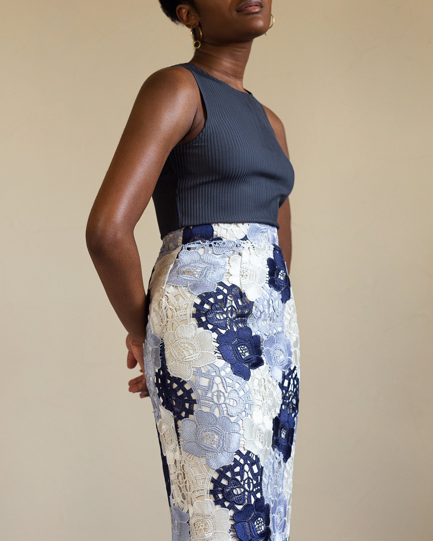 Sweet Caroline | Pencil Skirt | Lace